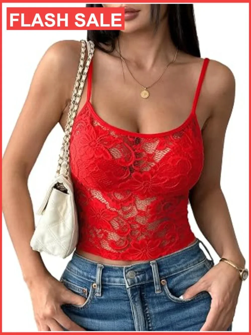 Lace Bralette Camisole Crop Top Y2k Going Out Tanks Adjustable Strap Cami